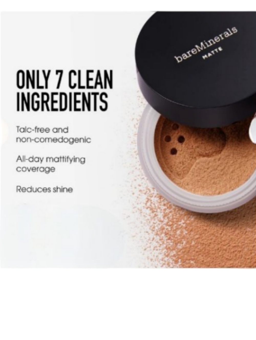 NWT bareMinerals Matte Loose Powder Foundation | SPF 15 | Warm Deep 27 - Picture 9 of 9